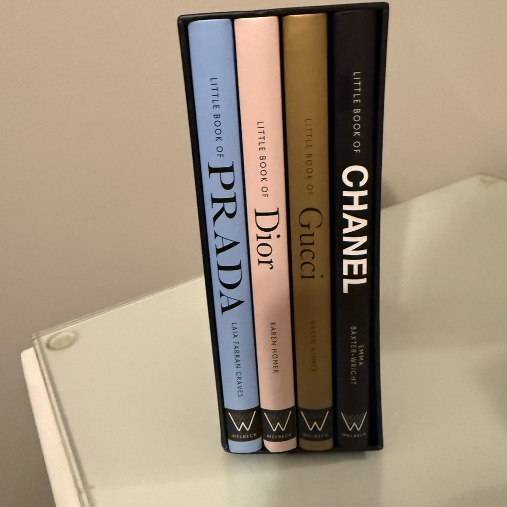 Little book of Chanel Gucci Dior Prada books. Book of style